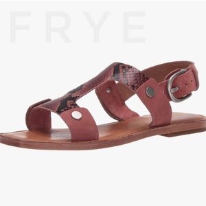 FRYE Felix Sling Sandal in Antique Rose, NWOT